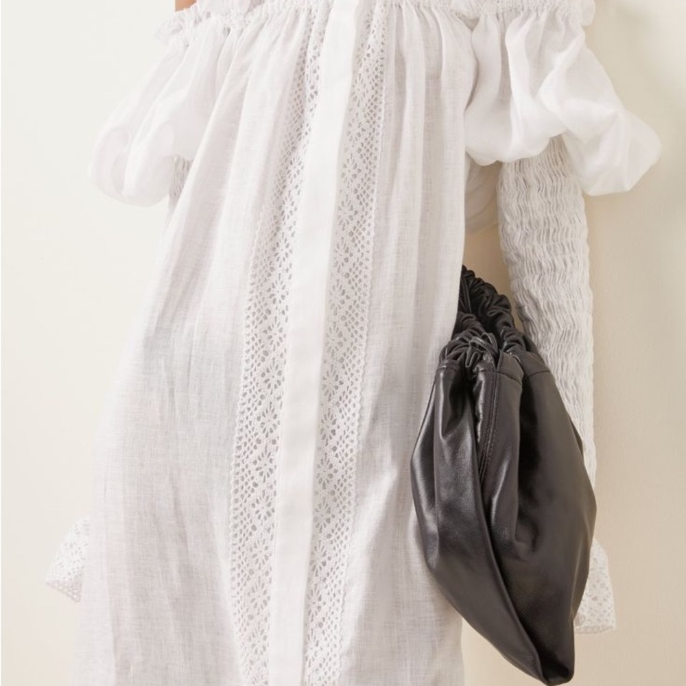 White Sleeper dress. Size L , worn once for a baby shower. - Picture 2 of 2